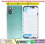 Xiaomi Redmi Note 10 4G Full Body Frame Housing Price In Pakistan