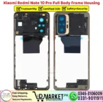 Xiaomi Redmi Note 10 Pro Full Body Frame Housing Price In Pakistan