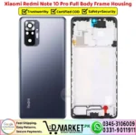 Xiaomi Redmi Note 10 Pro Full Body Frame Housing Price In Pakistan