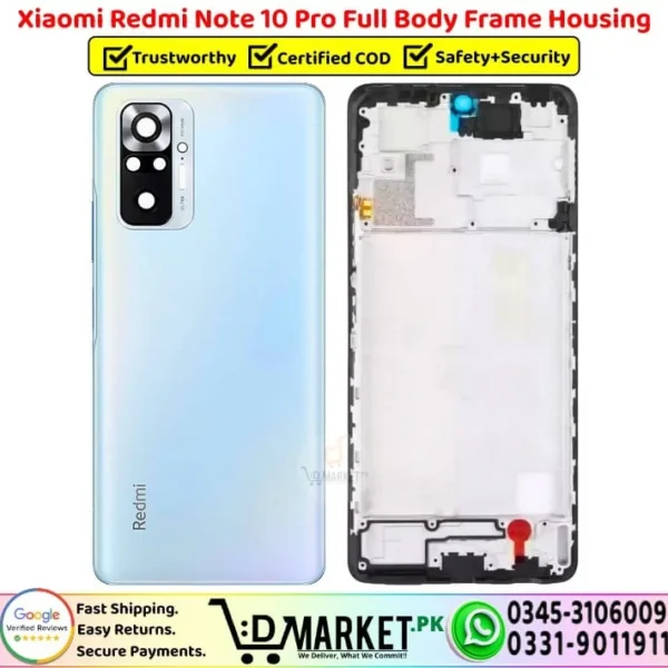 Xiaomi Redmi Note 10 Pro Full Body Frame Housing Price In Pakistan