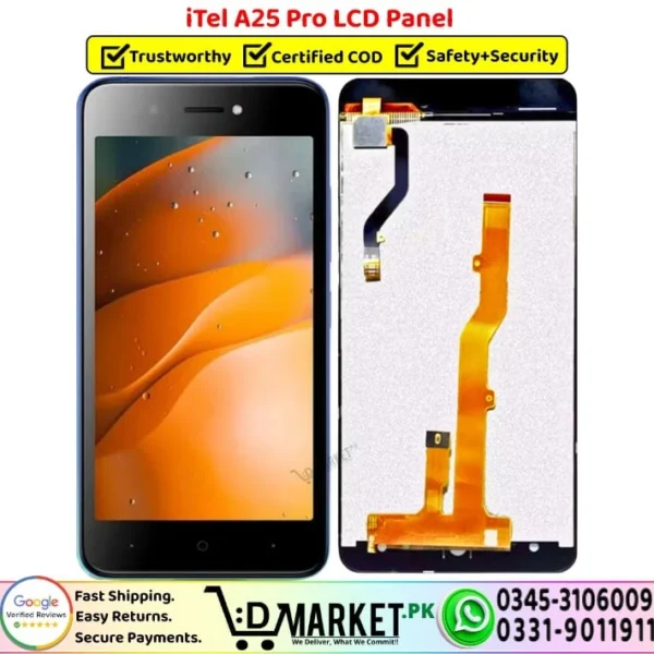iTel A25 Pro LCD Panel Price In Pakistan