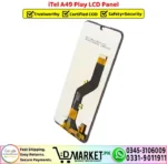 iTel A49 Play LCD Panel Price In Pakistan