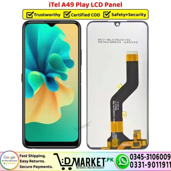 iTel A49 Play LCD Panel Price In Pakistan