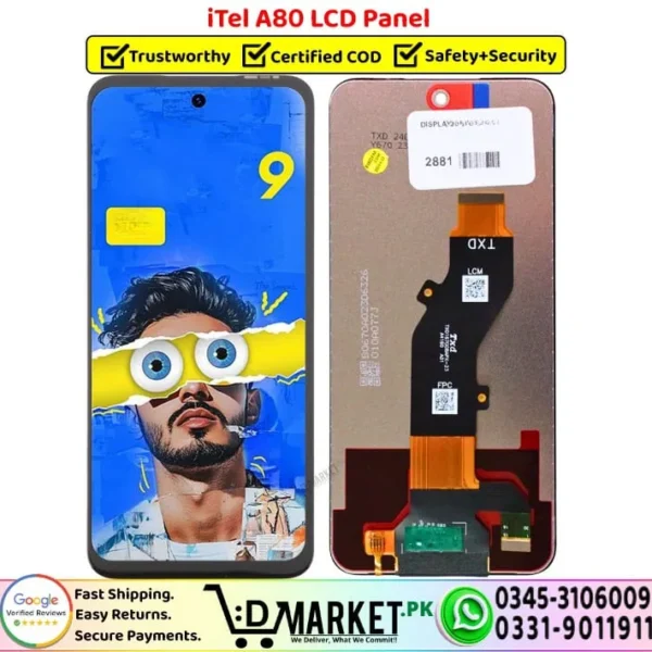 iTel A80 LCD Panel Price In Pakistan