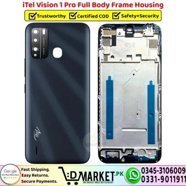 iTel Vision 1 Pro Full Body Frame Housing Price In Pakistan