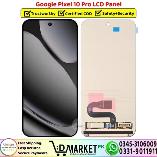 Google Pixel 10 Pro LCD Panel Unit Screen Display - DMarket.Pk