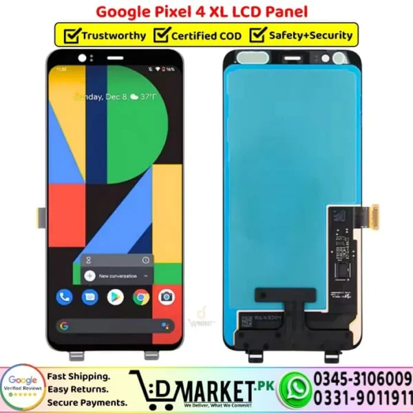 Google Pixel 4 XL LCD Panel Unit Screen Display - DMarket.Pk