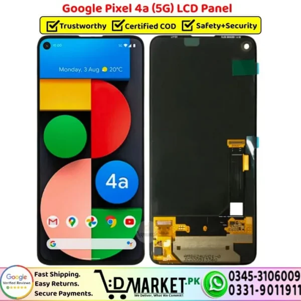 Google Pixel 4a 5G LCD Panel Unit Screen Display - DMarket.Pk