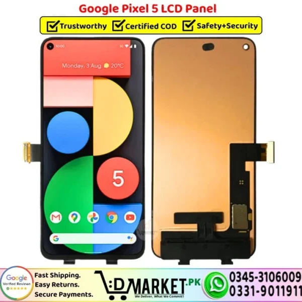 Google Pixel 5 LCD Panel Unit Screen Display - DMarket.Pk