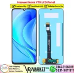 Huawei Nova Y70 LCD Panel Unit Screen Display - DMarket.Pk