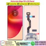 Motorola Edge 50 LCD Panel Unit Display Screen Replacement - DMarket.Pk