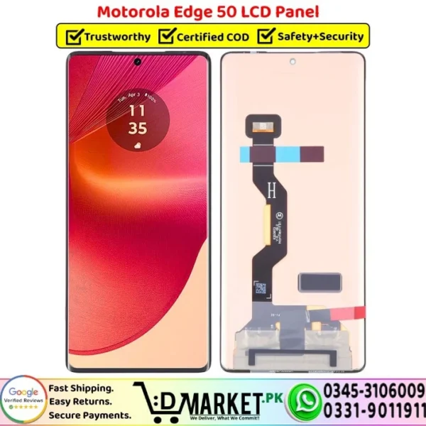 Motorola Edge 50 LCD Panel Unit Display Screen Replacement - DMarket.Pk