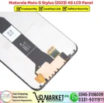 Motorola Moto G Stylus 2023 4G LCD Unit Panel Display Screen Replacement - DMarket.Pk