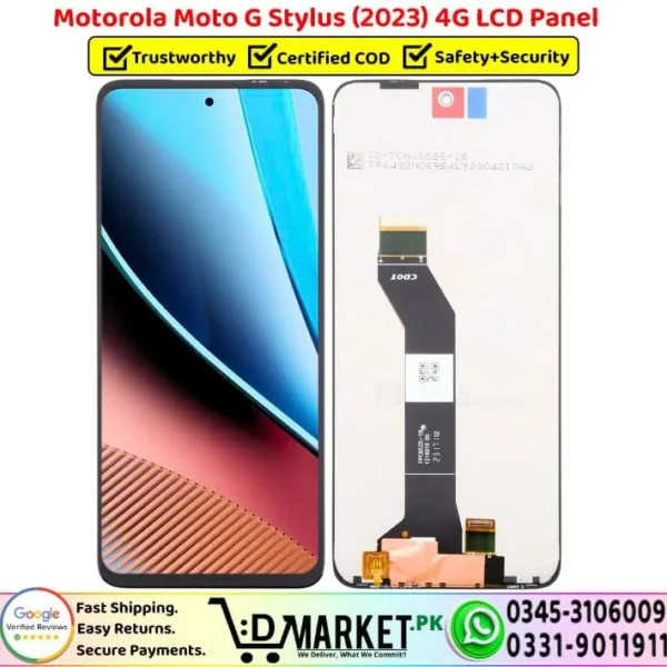 Motorola Moto G Stylus 2023 4G LCD Unit Panel Display Screen Replacement - DMarket.Pk