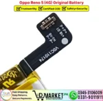 Oppo Reno 5 4G Original Battery Replacement - DMarket.Pk