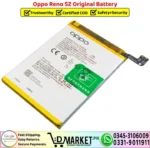 Oppo Reno 5Z Original Battery Replacement - DMarket.Pk