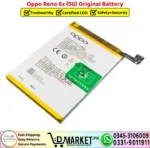 Oppo Reno 6z 5G Original Battery Replacement - DMarket.Pk