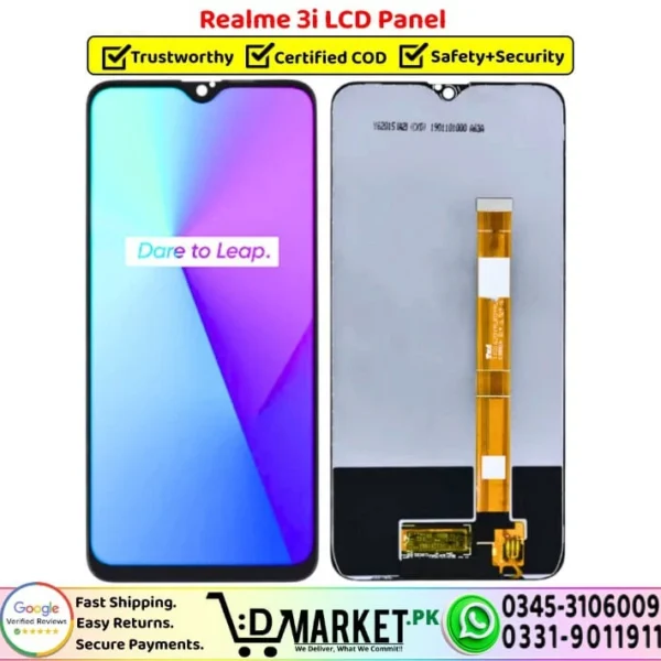 Realme 3i LCD Panel Unit Screen Display - DMarket.Pk