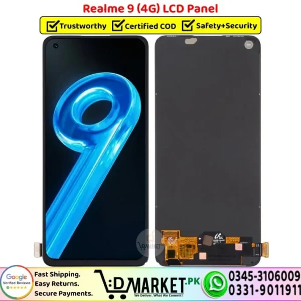 Realme 9 4G LCD Panel Unit Display Screen - DMarket.Pk