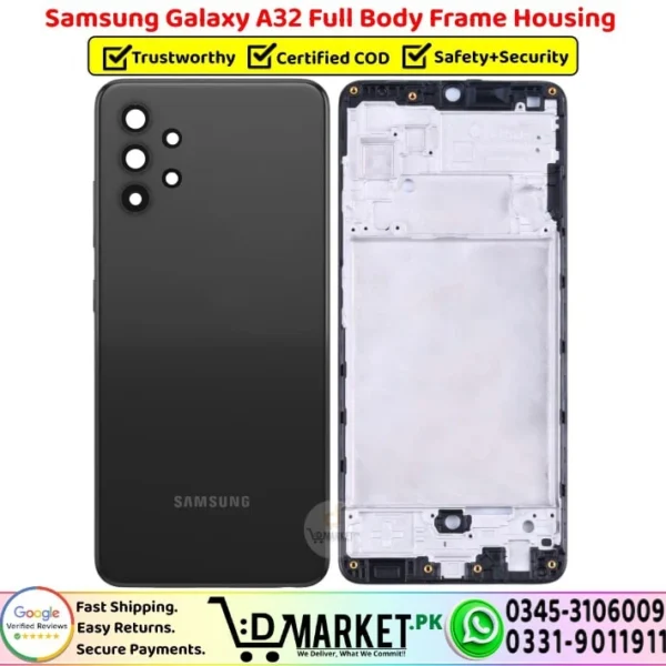 Samsung Galaxy A32 Full Body Frame Housing Complete Casing - DMarket.Pk-