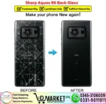 Sharp Aquos R6 Back Glass - DMarket.Pk