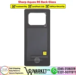 Sharp Aquos R6 Back Glass - DMarket.Pk