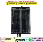 Xiaomi Poco F4 GT Original Battery - DMarket.Pk