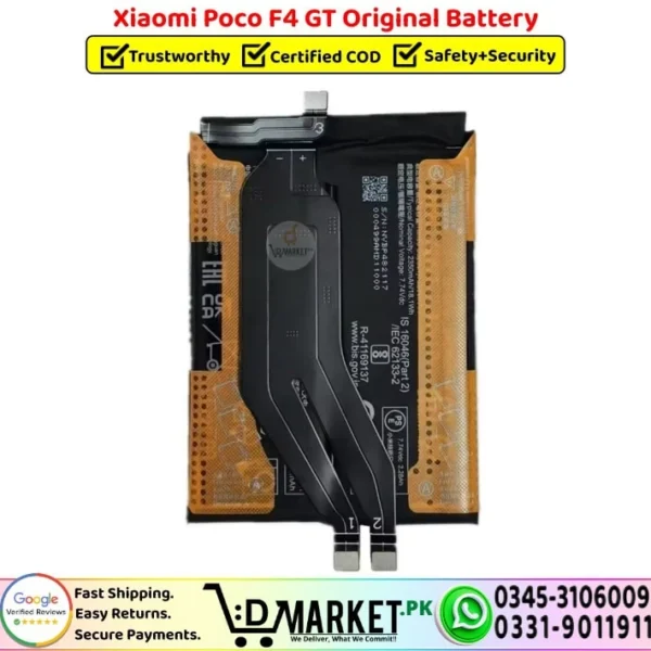 Xiaomi Poco F4 GT Original Battery - DMarket.Pk
