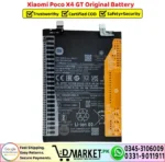 Xiaomi Poco X4 GT Original Battery - DMarket.Pk