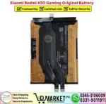 Xiaomi Redmi K50 Gaming Original Battery - DMarket.Pk