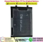 Xiaomi Redmi Note 11T Pro Original Battery - Image 2