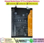 Xiaomi Redmi Note 11T Pro Original Battery - DMarket.Pk