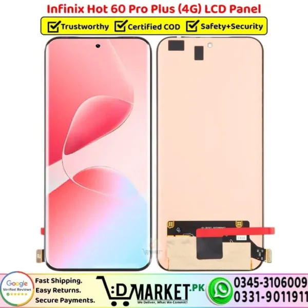 Infinix Hot 60 Pro Plus 4G LCD Panel Unit Display Screen - DMarket.Pk