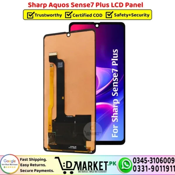 Sharp Aquos Sense7 Plus LCD Panel Unit Screen Display - DMarket.Pk