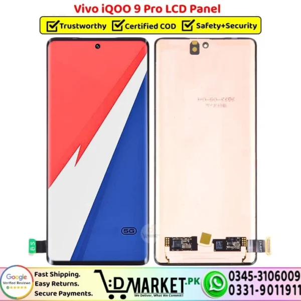 Vivo iQOO 9 Pro LCD Panel Unit Screen Display - DMarket.Pk