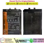 Xiaomi 12s Pro Original Battery Replacement - DMarket.Pk