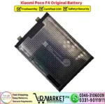 Xiaomi Poco F4 Original Battery Replacement - DMarket.Pk
