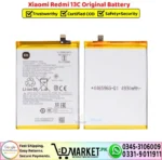 Xiaomi Redmi 13C Original Battery Replacement - DMarket.Pk