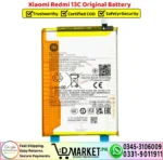 Xiaomi Redmi 13C Original Battery Replacement - DMarket.Pk