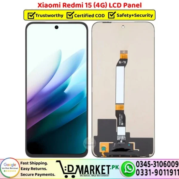Xiaomi Redmi 15 4G LCD Panel Unit Screen Display - DMarket.Pk