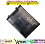 Xiaomi Redmi K40s Original Battery Replacement - DMarket.Pk