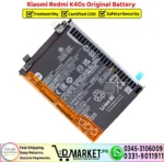 Xiaomi Redmi K40s Original Battery Replacement - DMarket.Pk