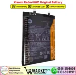 Xiaomi Redmi K60 Original Battery Replacement - DMarket.Pk