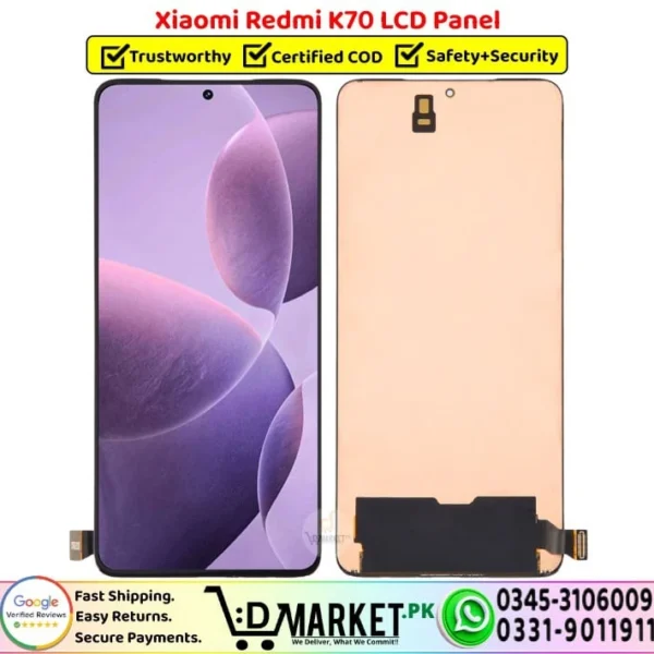 Xiaomi Redmi K70 LCD Panel Unit Display Screen - DMarket.Pk