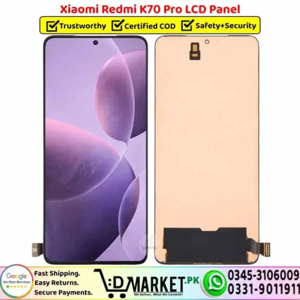 Xiaomi Redmi K70 Pro LCD Panel Unit Display Screen - DMarket.Pk