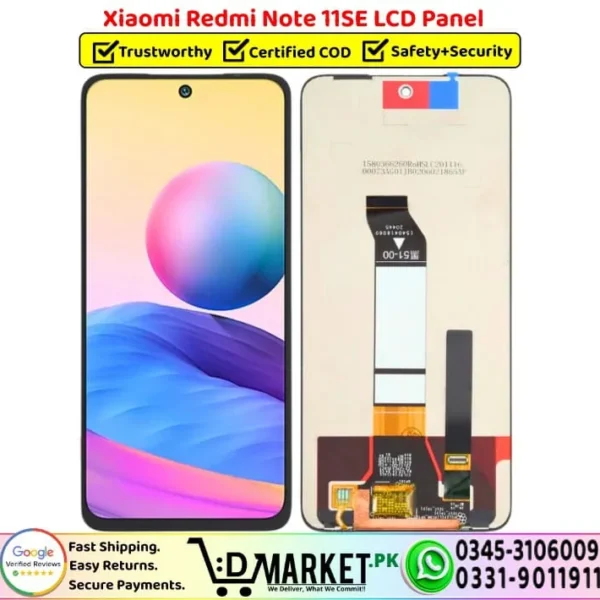 Xiaomi Redmi Note 11SE LCD Panel Unit Screen Display - DMarket.Pk