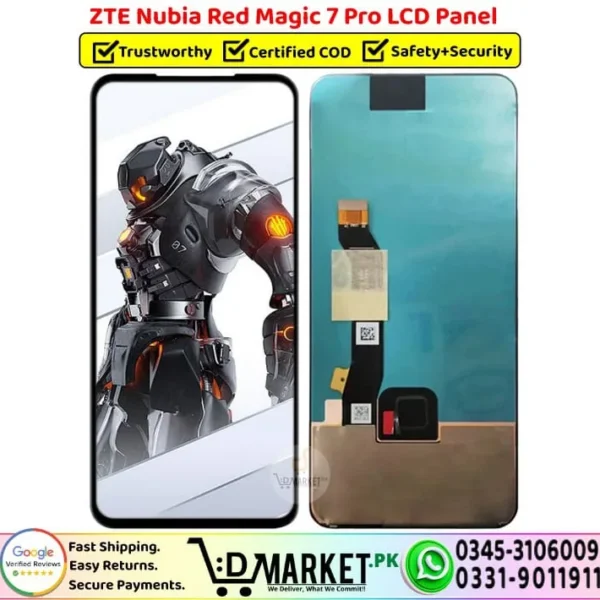 ZTE Nubia Red Magic 7 Pro LCD Panel Unit Display Screen - DMarket.Pk