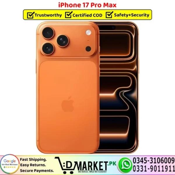 iPhone 17 Pro Max Price In Pakistan