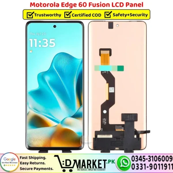 Motorola Edge 60 Fusion LCD Panel Unit Screen Display - DMarket.Pk