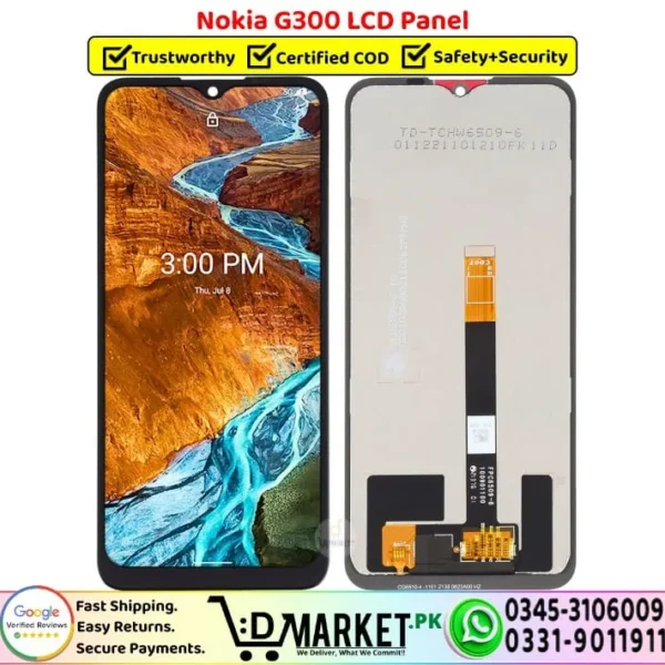 Nokia G300 LCD Panel Unit Screen Display - DMarket.Pk